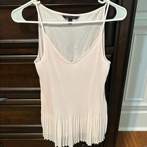 Banana Republic Women's Light Pink Pleated Camisole XS TP